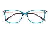 Hazel blue eyeglasses